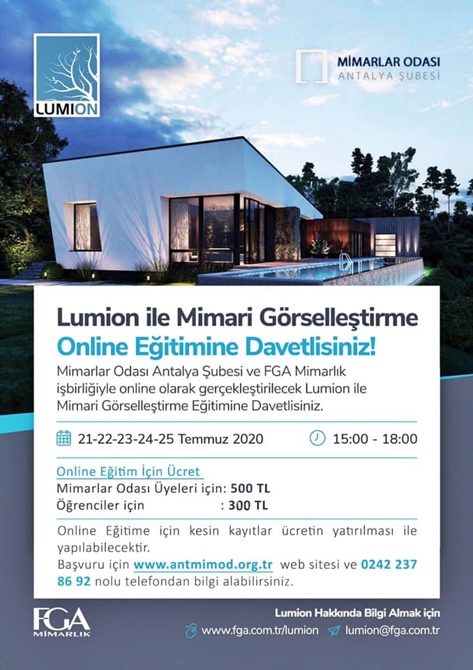 Ana Sayfa Duyurular Online Lumion Egitimi