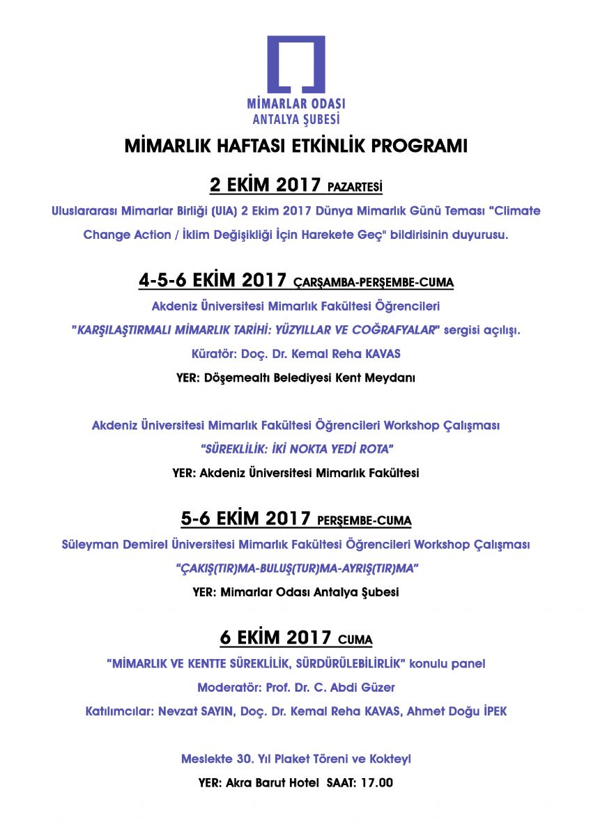 mimarlar odasi antalya subesi