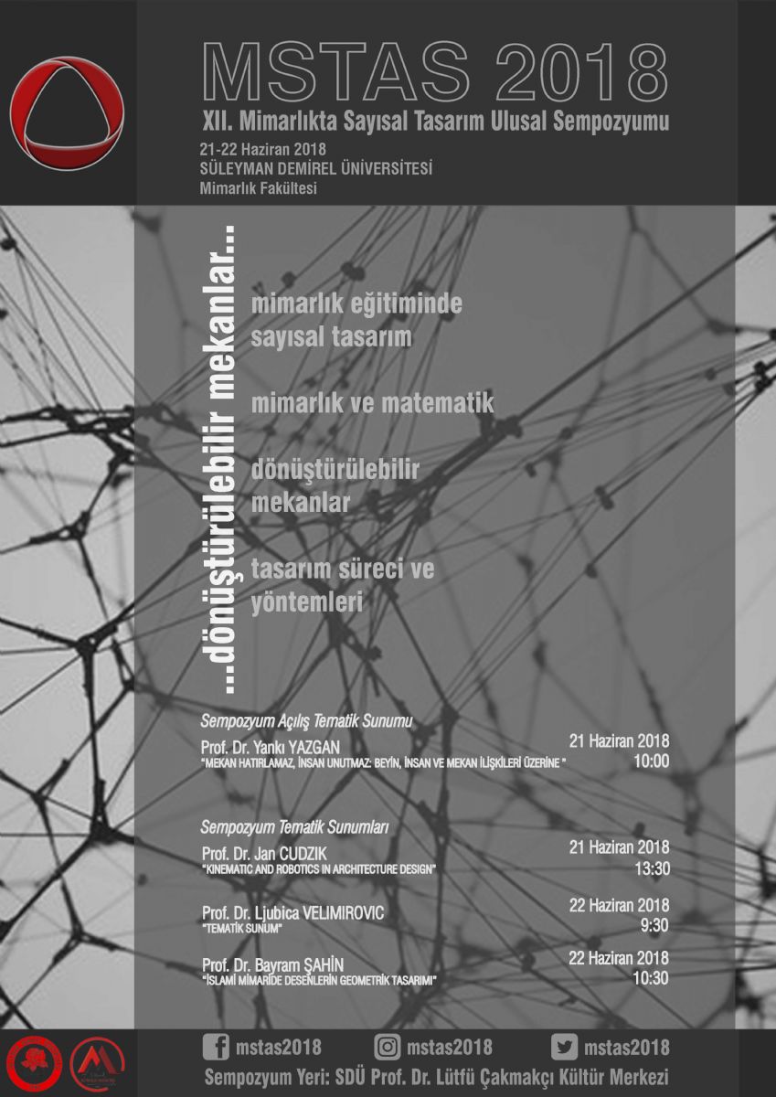 Mstas 2018 Xii Mimarlikta Sayisal Tasarim Ulusal Sempozyumu